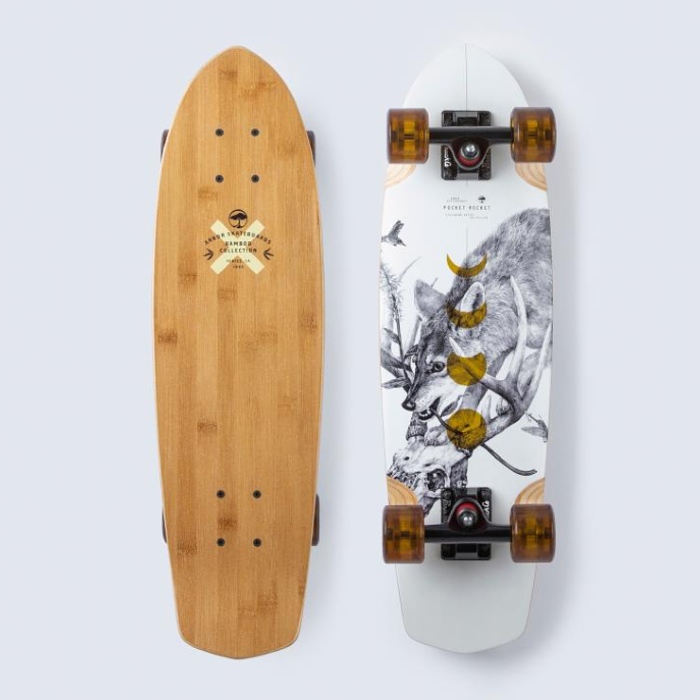 Arbor - Pocket Rocket - Bamboo 27 inch - Complete Cruiser Skateboard