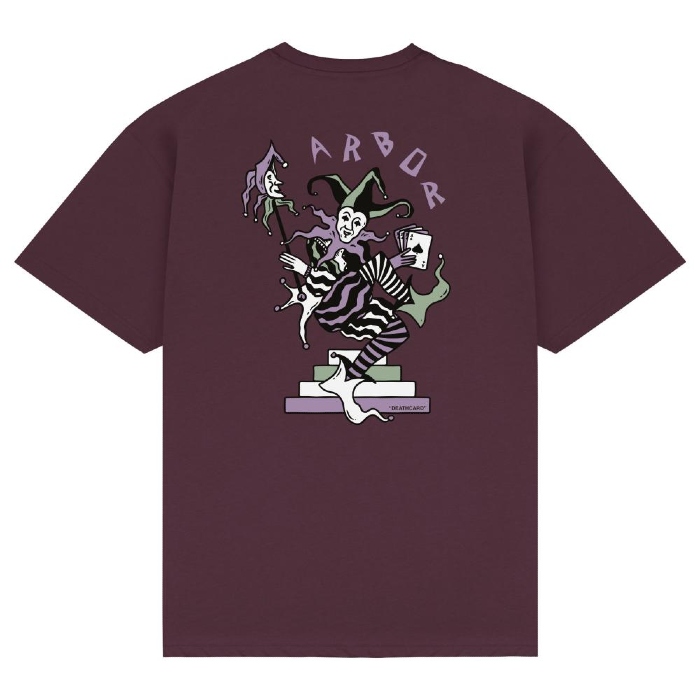 Arbor Skateboards - Death Card - T-Shirt - Mulberry