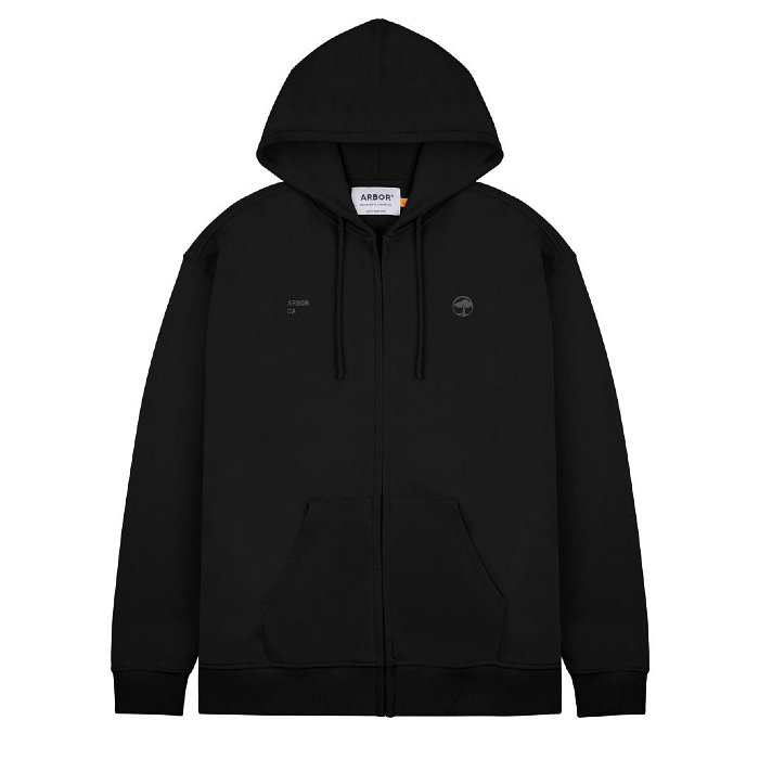 Arbor Skateboards - Surplus - Zip Hoodie - Black
