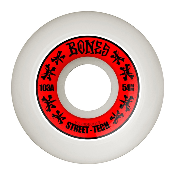Bones Wheels - STF - V5 Sidecut Shape - Skateboard Wheels 54mm / 103A