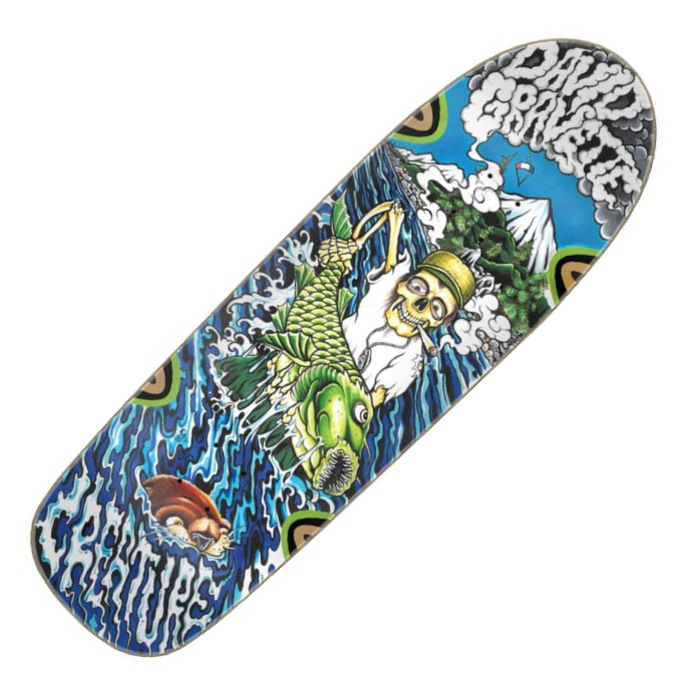 Creature Skateboards - Gravette Hippie Falls - Shaped Skateboard Deck 9.00