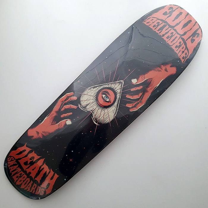 Death Skateboards Belvedere Psychic Shaped Skateboard Deck 9.00