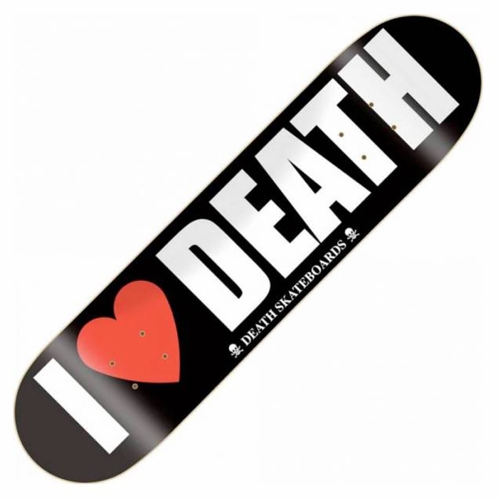 Death Skateboards - I Heart Death - Skateboard Deck 8.00 