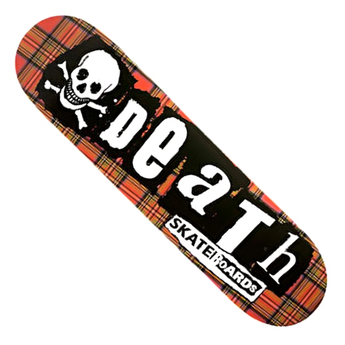 Death Skateboards - Tartan Punk - Skateboard Deck 8.25 