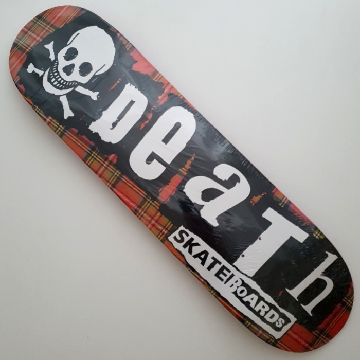 Death-Skateboards-Tartan-Punk-Skateboard-Deck-8.25-8.375