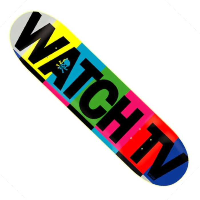 Death Skateboards - Watch TV - Skateboard Deck 8.25