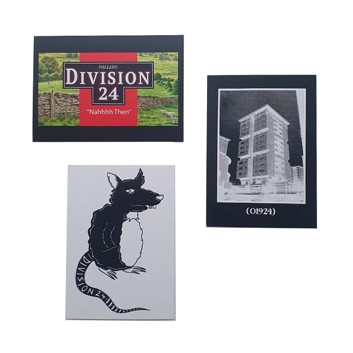 Division 24 - Local Artists Graphics - Set of 3 Postcards