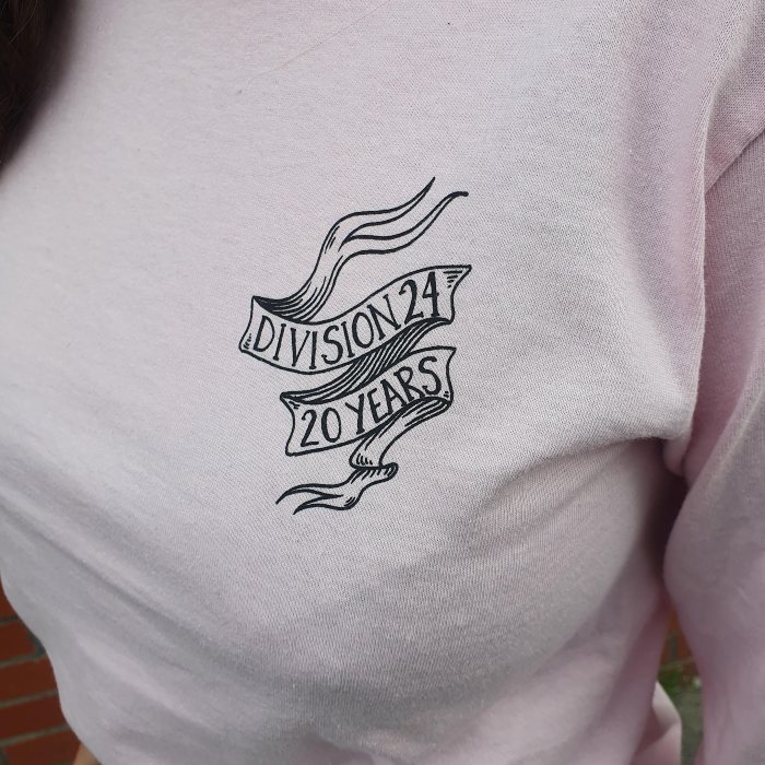 Division-24-The-Flogging-20-Year-Anniversary-Long-Sleeve-T-Shirt-Pink-A