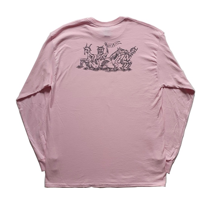 Division-24-The-Flogging-20-Year-Anniversary-Long-Sleeve-T-Shirt-Pink-D