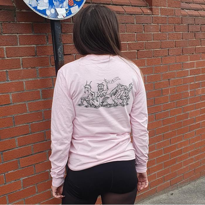 Division-24-The-Flogging-20-Year-Anniversary-Long-Sleeve-T-Shirt-Pink