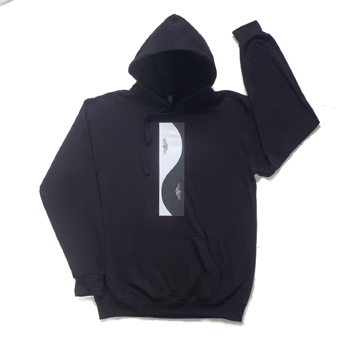 Division 24 - The Tao - Heavyweight Hoodie - Pitch Black