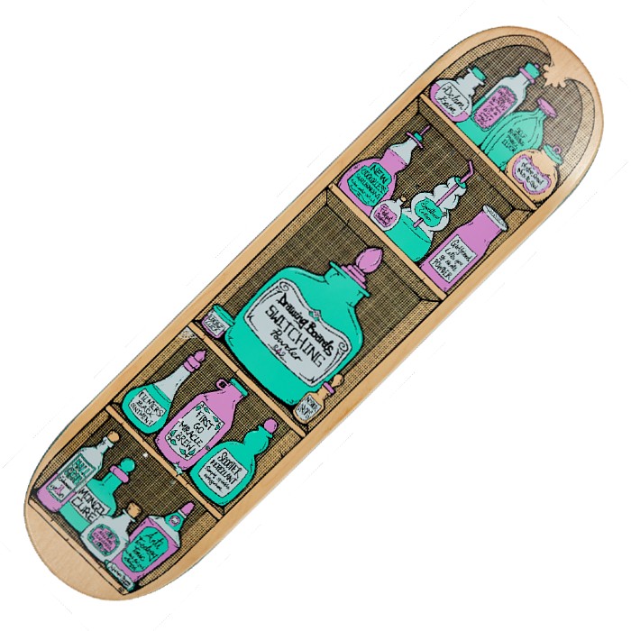 Drawing Boards - Potions - Skateboard Deck 8.25