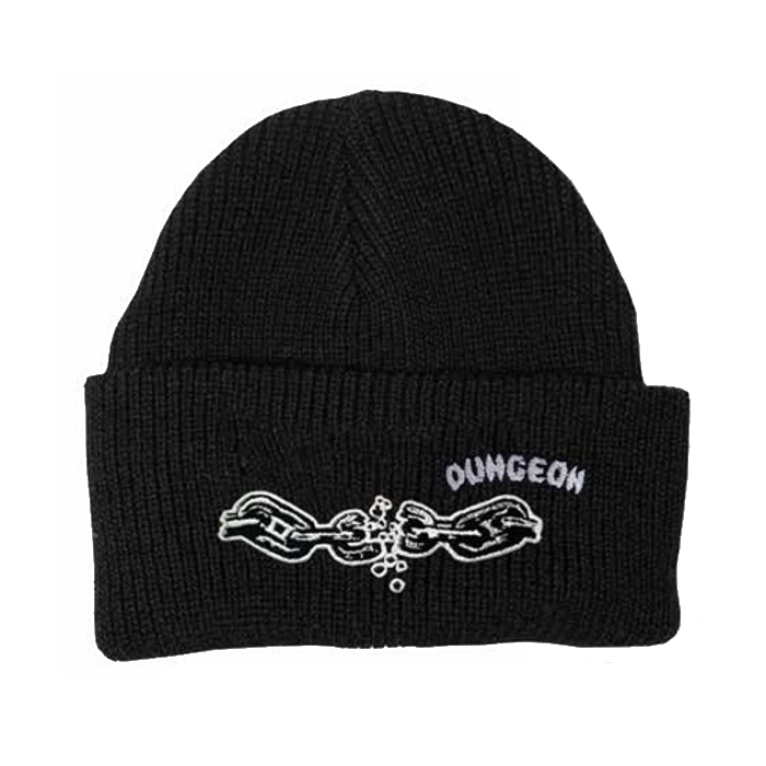 DUNGEON - Break The Chain - Cuff Beanie Hat - Black