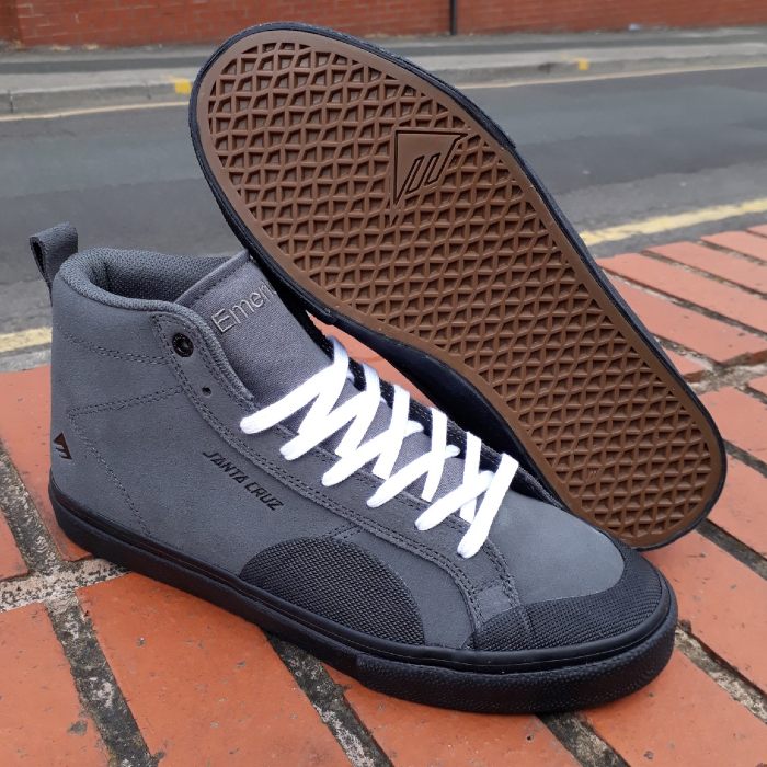 Emerica x Santa Cruz - Omen Hi Shoes - Grey/Black