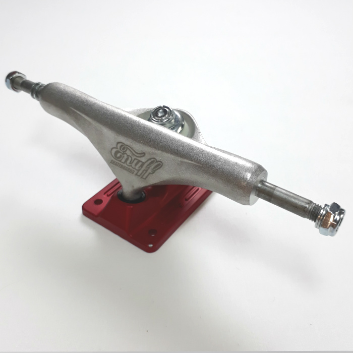 Enuff Skateboards - Decade Pro Satin - Skateboard Trucks - 139 - Raw/Red