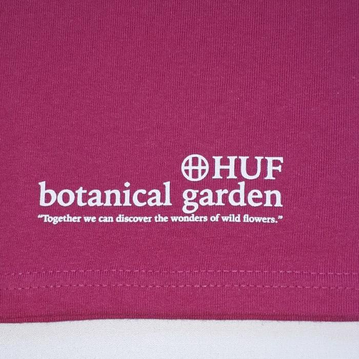 Huf Worldwide Botanical Garden Long Sleeve T Shirt Pink