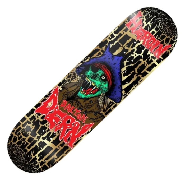 Heroin Skateboards - Dalton Dern Pirate - Skateboard Deck 8.75