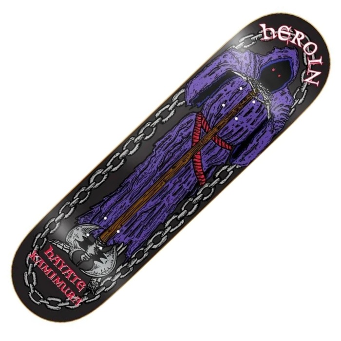 Heroin Skateboards - Hayate Axeman - Skateboard Deck 8.25
