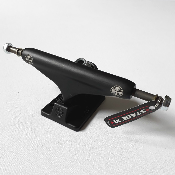 Independent Trucks Flat Black Stage 11 Skateboard Trucks 139