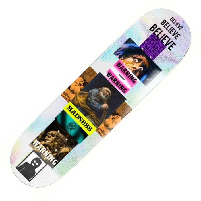 MADNESS - Believe R7 Holographic - Skateboard Deck 8.50