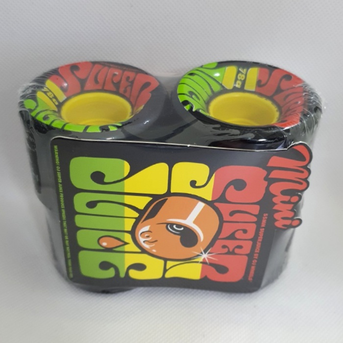 OJ Wheels Jamaica Mini Hot Juice Skateboard Wheels 55mm / 78a Black