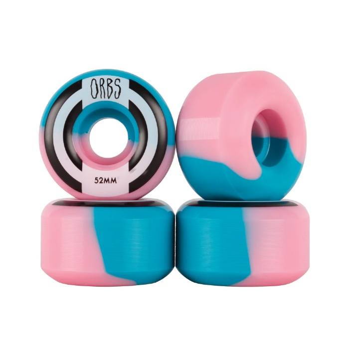 Orbs - Apparitions Splits - Skateboard Wheels 52mm / 99a - Pink/Blue