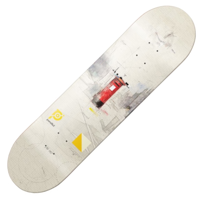 Parallel Skateboards - Heritage Post Box - Skateboard Deck 8.25