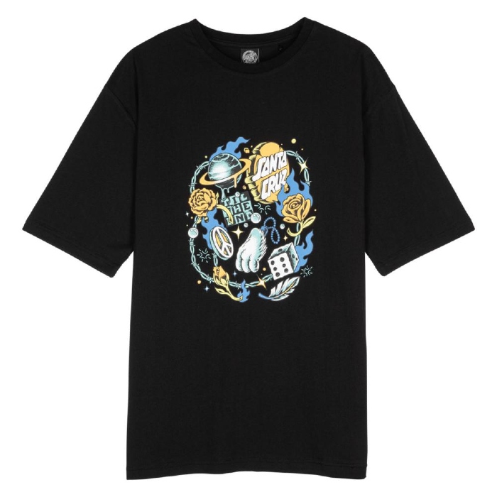 Santa Cruz - Lucky Day - Womens - Oversized T-Shirt - Black