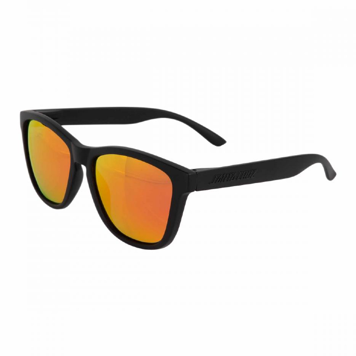 Santa Cruz Skateboards - Boss Strip Sunglasses - Black/Orange