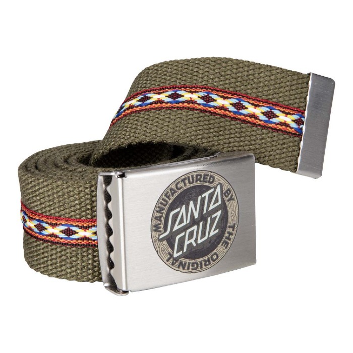 Santa Cruz Skateboards - Carved MFG - Web Belt - Iguana