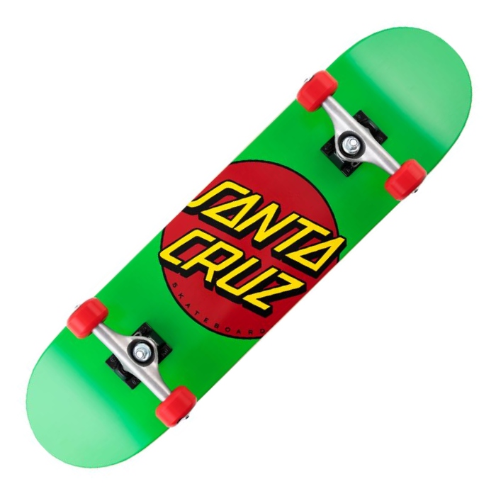 Santa Cruz Skateboards - Classic Dot - Complete Skateboard 7.80