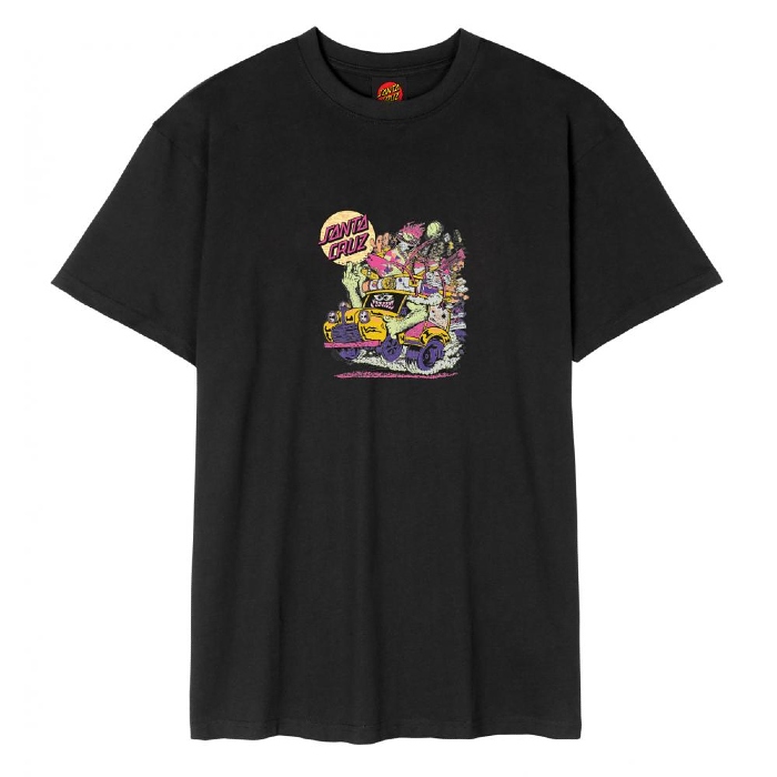 Santa Cruz Skateboards - Johnson Beast Wagon - T-Shirt - Black