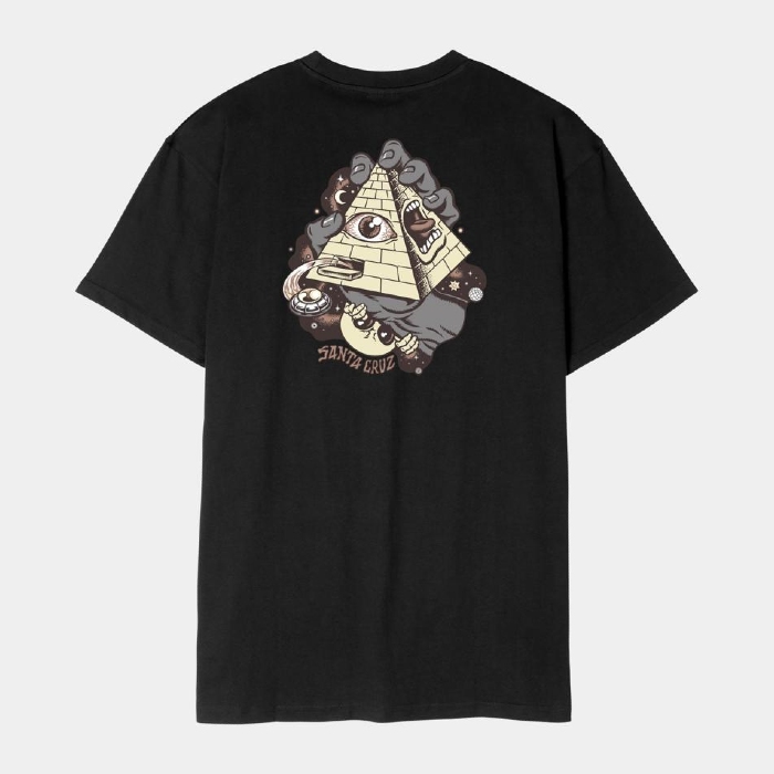 Santa Cruz Skateboards - Knibbs Invasion Hand Strip - T-Shirt - Black