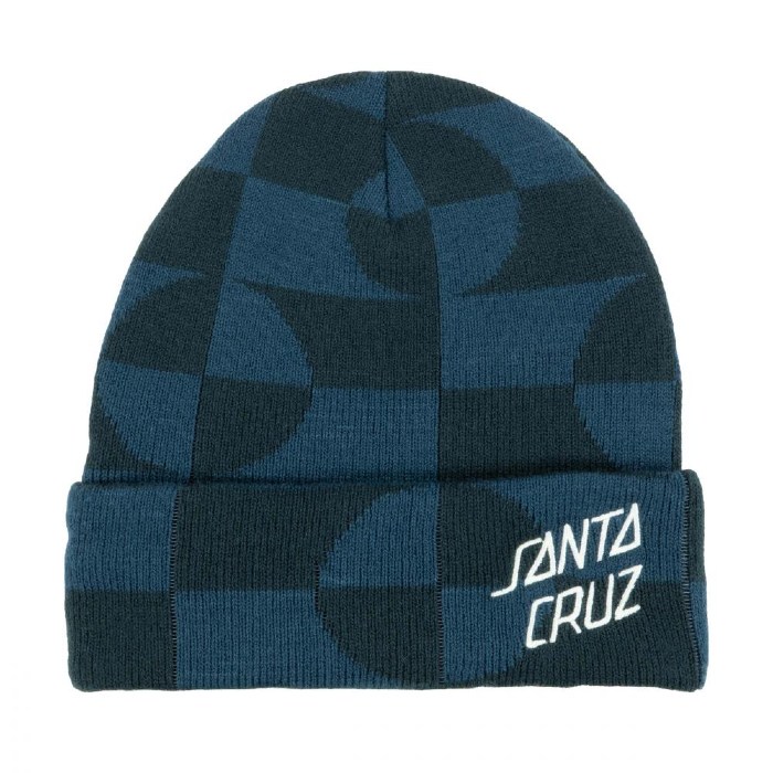 Santa Cruz Skateboards - Malba Crash - Cuff Beanie Hat - Teal