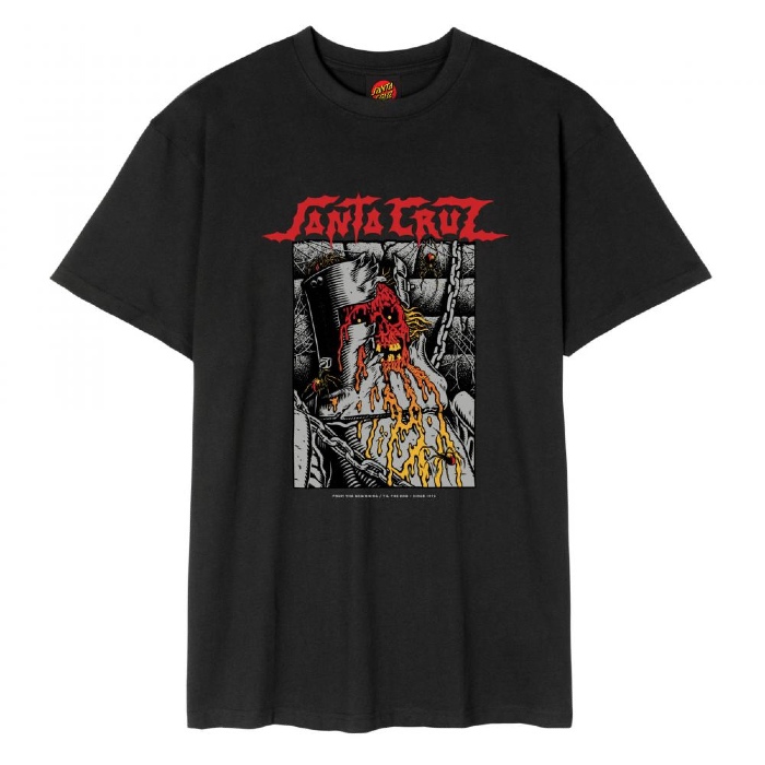 Santa Cruz Skateboards - Pace Dungeon - T-Shirt - Black