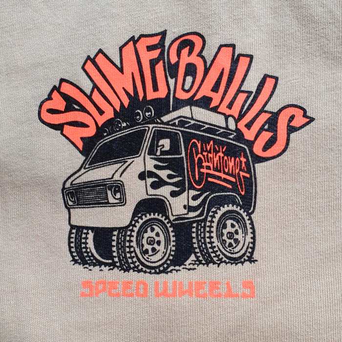 Santa-Cruz-Skateboards-SB-x-Mike-Giant-Centre-T-Shirt-Oat-Front