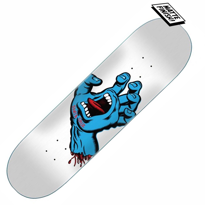 Santa-Cruz-Skateboards-Screaming-Hand-Skateboard-Deck-8.25-New