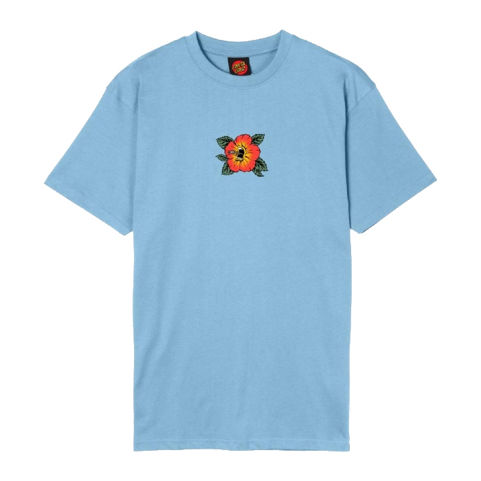 Santa Cruz Skateboards - Screaming Hibiscus - T-Shirt - Pacific Blue