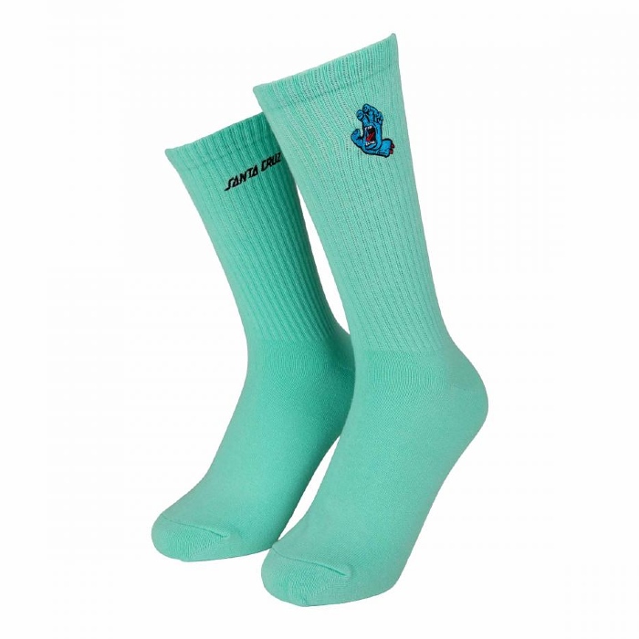Santa Cruz Skateboards - Screaming Mini Hand Socks - Mint
