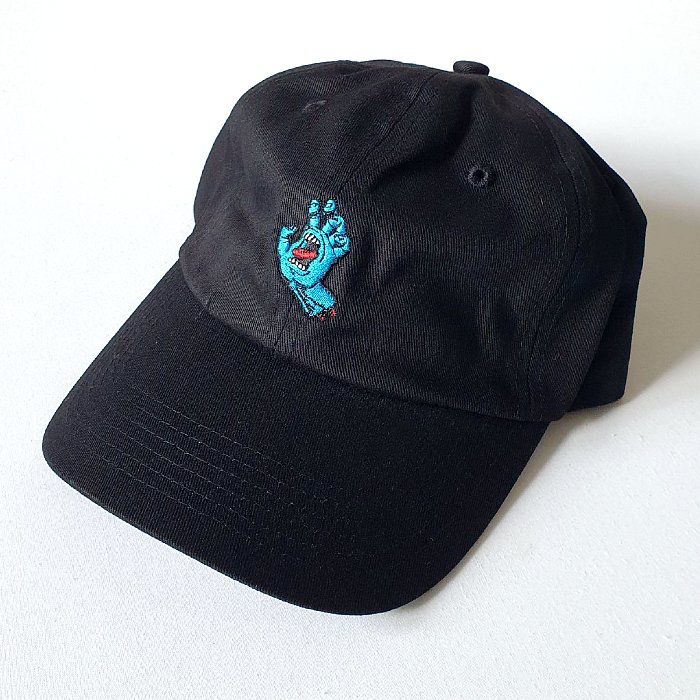 Santa Cruz Skateboards - Screaming Mini Hand - Unstuctured Cap - Black