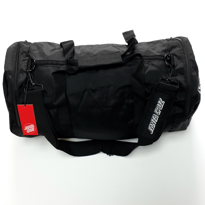 Santa Cruz Skateboards Strip Stack Duffle Bag / Skate Carrier Black