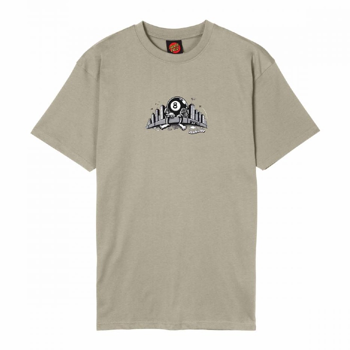 Santa Cruz Skateboards - Winkowski Curb - T-Shirt - Stone Grey