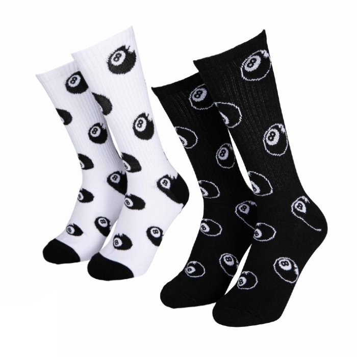Santa Cruz Skateboards - Winkowski Eight Ballr - Crew Socks (2 Pack) 