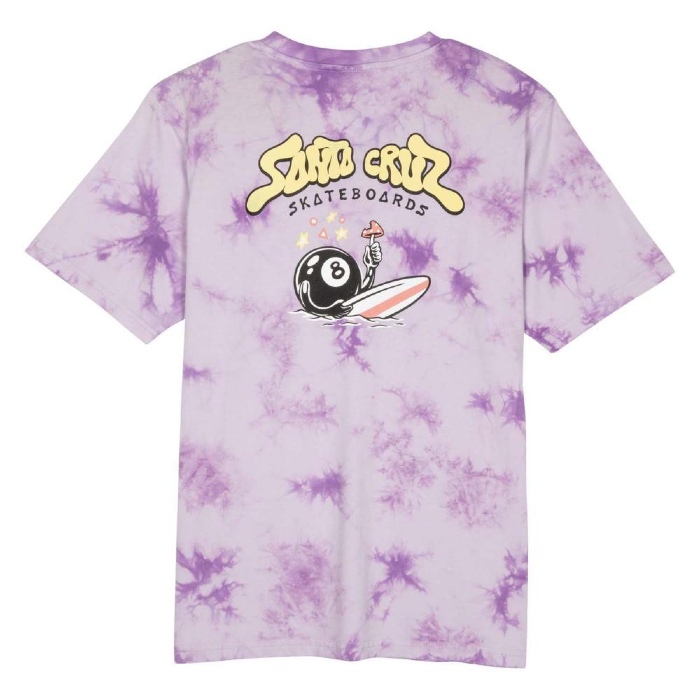 Santa Cruz - Winkowski 8Baller Surf - Womens - T-Shirt - Lavender Tie Dye