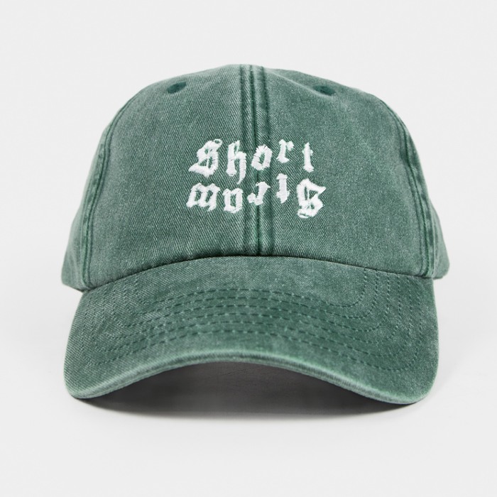 Short Straw Skateboards - Bat - Strapback Cap - Green
