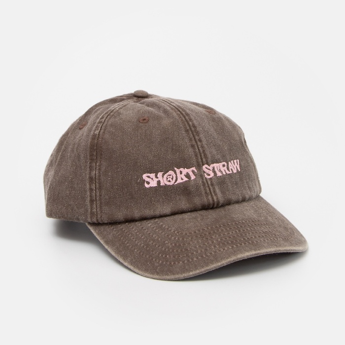 Short Straw Skateboards - Logo - Strapback Cap - Faded / Pink