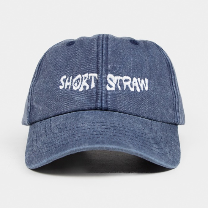 Short Straw Skateboards - Warped - Strapback Cap - Denim