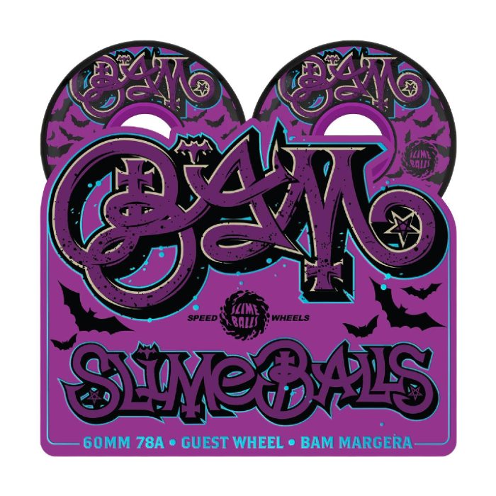 Slime Balls - Bam Margera Guest OG Slime - Wheels 60mm / 78a - Black