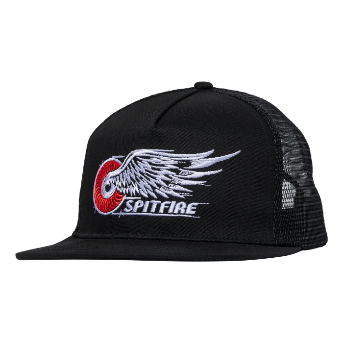 Spitfire Wheels - Classic Wing - Mesh Trucker Cap - Black