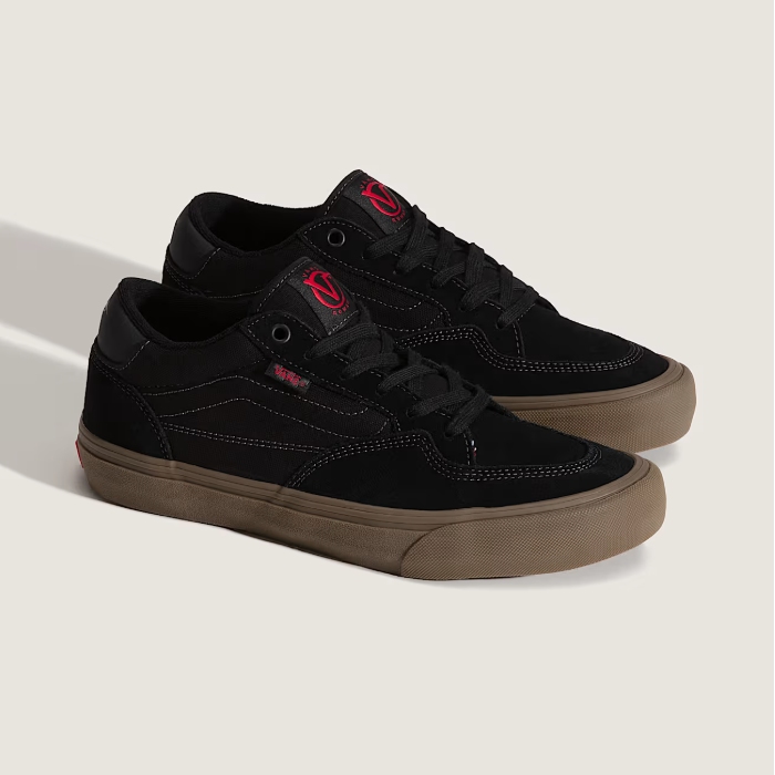 Vans - Rowan - Skate Shoes - Black / Dark Gum